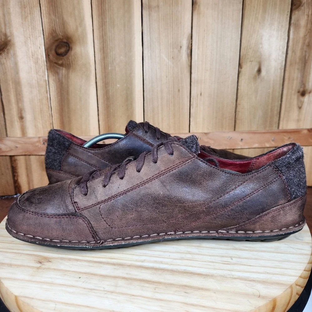 Patagonia Banyan Lace Shoes Mens Size 12 Leather Casual Performance Espresso